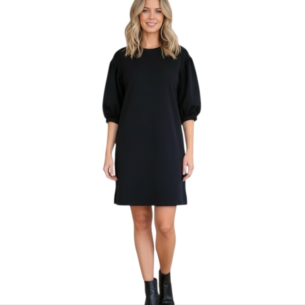 Anthem The Label Puff Sleeve Modal Mini Dress- Medium